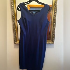 Talbots Sheath dress cobalt blue Worn once!